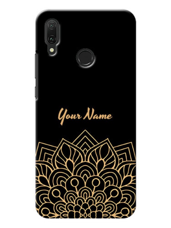 Custom Y9 2019 Back Covers: Golden mandala Design