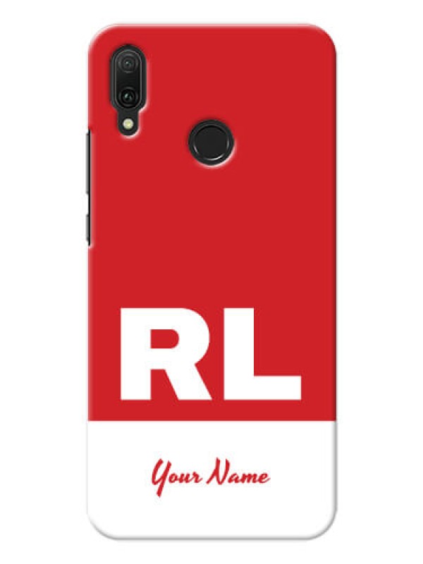 Custom Y9 2019 Custom Phone Cases: dual tone custom text Design