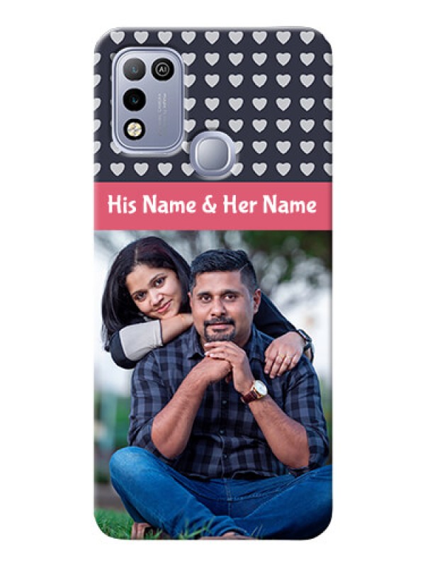 Custom Infinix Hot 10 Play Custom Mobile Case with Love Symbols Design