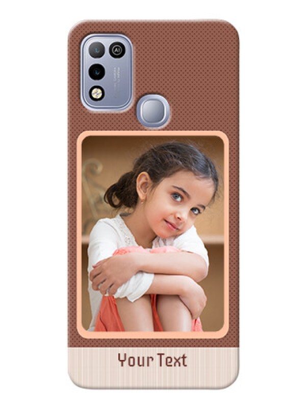 Custom Infinix Hot 10 Play Phone Covers: Simple Pic Upload Design