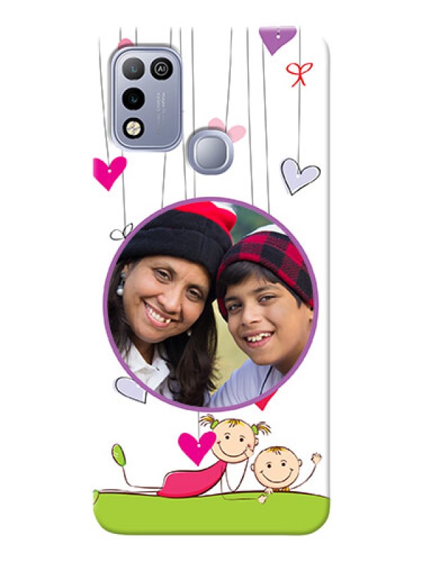 Custom Infinix Hot 10 Play Mobile Cases: Cute Kids Phone Case Design
