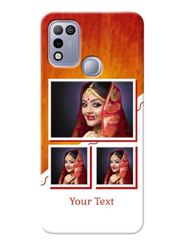 Custom Infinix Hot 10 Play Personalised Phone Cases: Wedding Memories Design  