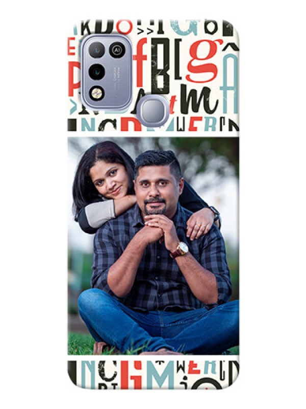 Custom Infinix Hot 10 Play custom mobile phone covers: Alphabet Design