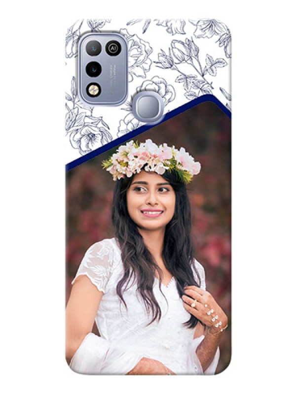 Custom Infinix Hot 10 Play Phone Cases: Premium Floral Design