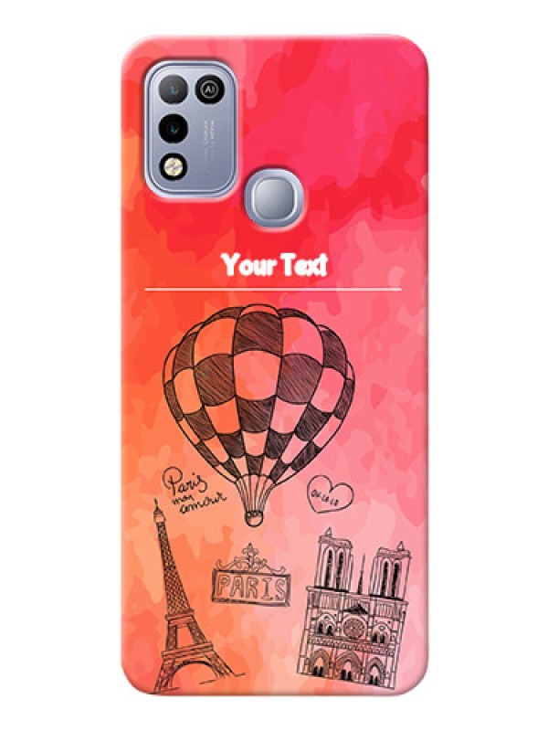 Custom Infinix Hot 10 Play Personalized Mobile Covers: Paris Theme Design