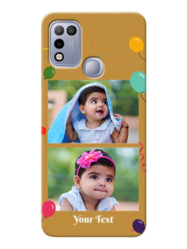 Custom Infinix Hot 10 Play Phone Covers: Image Holder with Birthday Celebrations Design