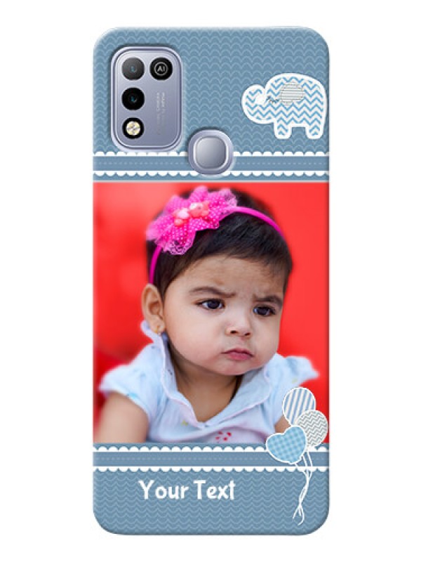 Custom Infinix Hot 10 Play Custom Phone Covers with Kids Pattern Design