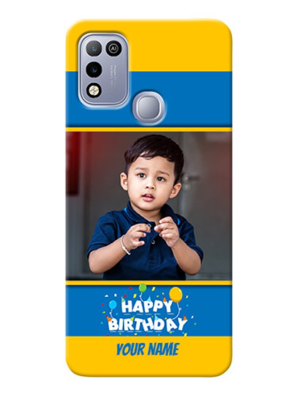 Custom Infinix Hot 10 Play Mobile Back Covers Online: Birthday Wishes Design