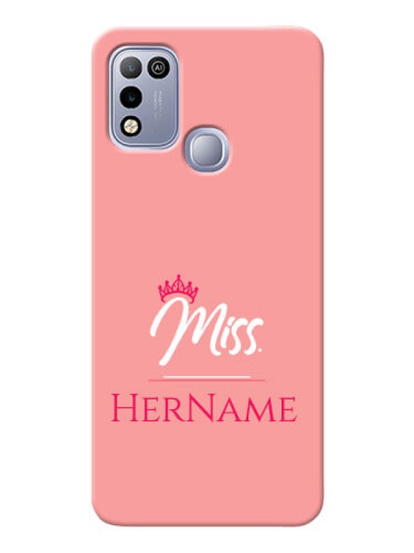 Custom Infinix Hot 10 Play Custom Phone Case Mrs with Name