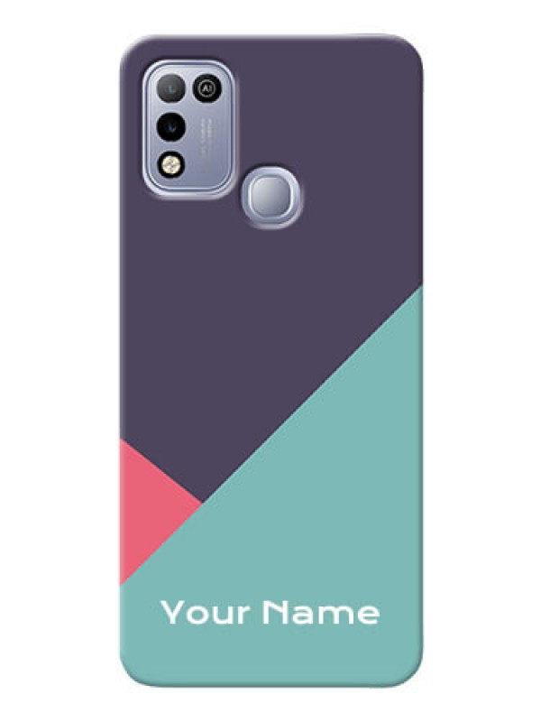 Custom Infinix Hot 10 Play Custom Phone Cases: Tri Color abstract Design