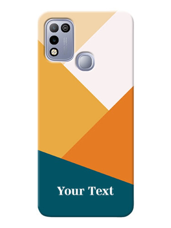 Custom Infinix Hot 10 Play Custom Phone Cases: Stacked Multi-colour Design