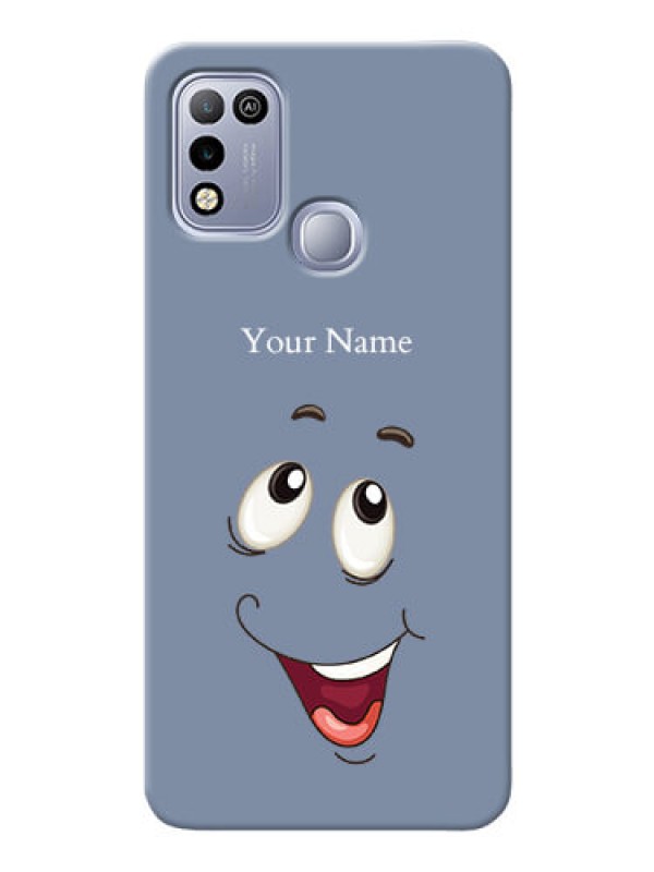 Custom Infinix Hot 10 Play Phone Back Covers: Laughing Cartoon Face Design