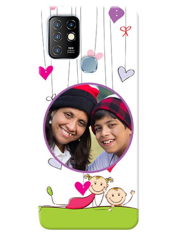 Custom Infinix Hot 10 Mobile Cases: Cute Kids Phone Case Design