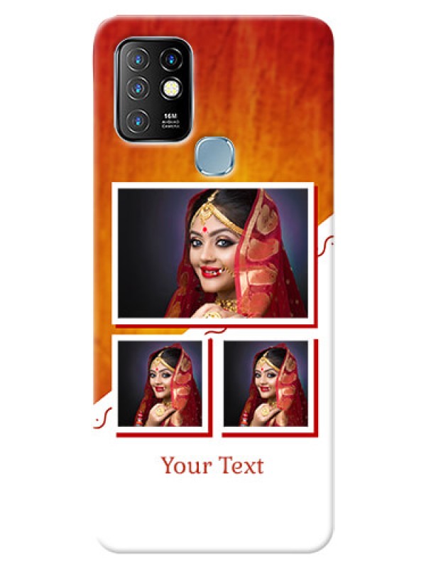 Custom Infinix Hot 10 Personalised Phone Cases: Wedding Memories Design  