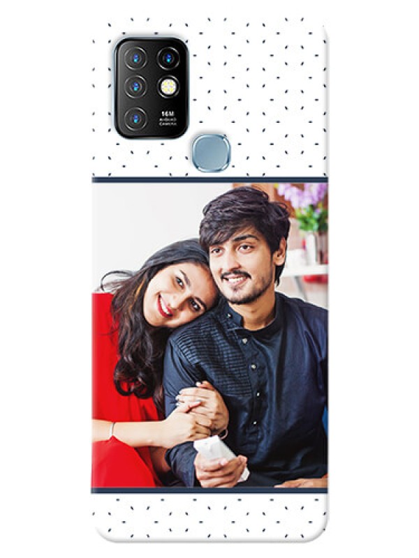Custom Infinix Hot 10 Personalized Phone Cases: Premium Dot Design