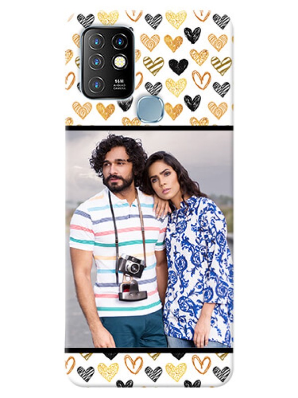 Custom Infinix Hot 10 Personalized Mobile Cases: Love Symbol Design
