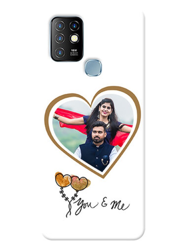 Custom Infinix Hot 10 customized phone cases: You & Me Design