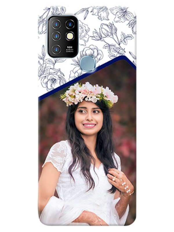 Custom Infinix Hot 10 Phone Cases: Premium Floral Design