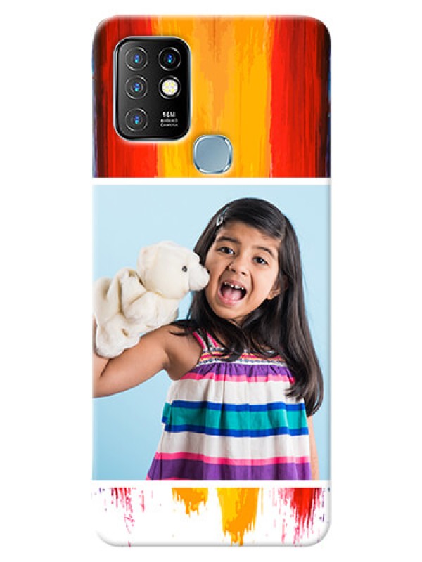 Custom Infinix Hot 10 custom phone covers: Multi Color Design