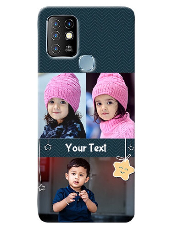 Custom Infinix Hot 10 Mobile Back Covers Online: Hanging Stars Design