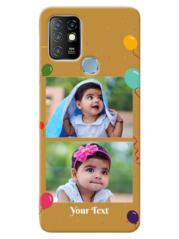 Custom Infinix Hot 10 Phone Covers: Image Holder with Birthday Celebrations Design
