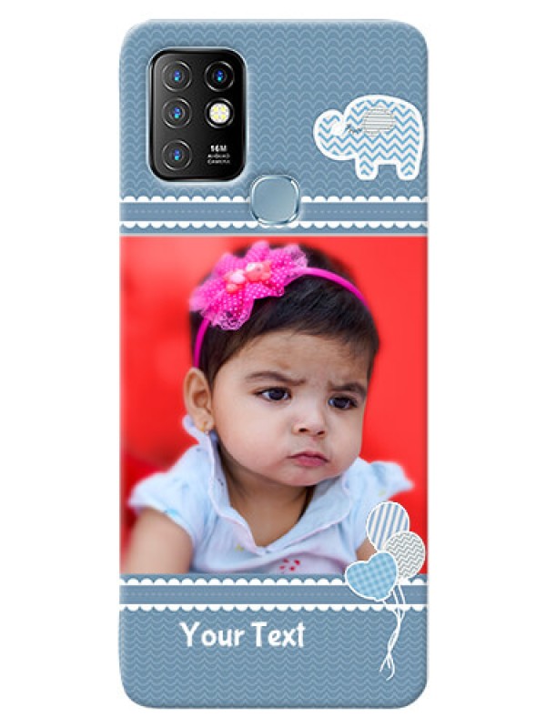 Custom Infinix Hot 10 Custom Phone Covers with Kids Pattern Design