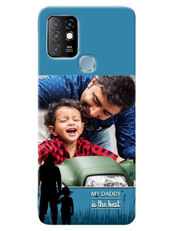 Custom Infinix Hot 10 Personalized Mobile Covers: best dad design 