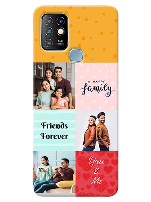 Custom Infinix Hot 10 Customized Phone Cases: Images with Quotes Design