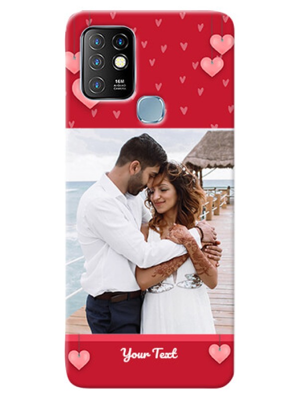 Custom Infinix Hot 10 Mobile Back Covers: Valentines Day Design