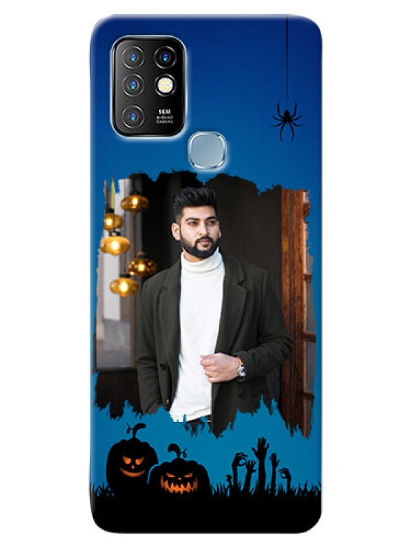 Custom Infinix Hot 10 mobile cases online with pro Halloween design 