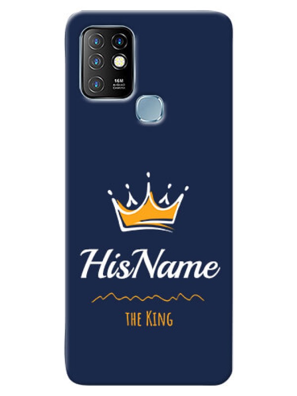Custom Infinix Hot 10 King Phone Case with Name