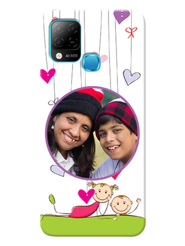 Custom Infinix Hot 10s Mobile Cases: Cute Kids Phone Case Design