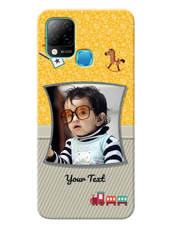 Custom Infinix Hot 10s Mobile Cases Online: Baby Picture Upload Design