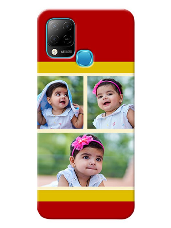 Custom Infinix Hot 10s mobile phone cases: Multiple Pic Upload Design
