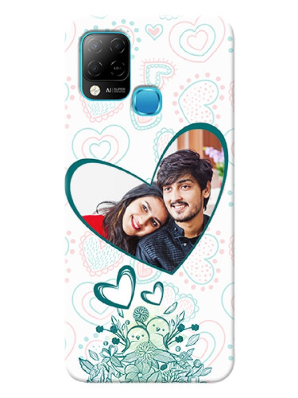 Custom Infinix Hot 10s Personalized Mobile Cases: Premium Couple Design