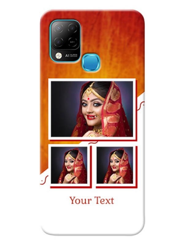 Custom Infinix Hot 10s Personalised Phone Cases: Wedding Memories Design