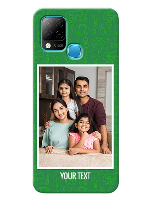 Custom Infinix Hot 10s custom mobile covers: Picture Upload Design