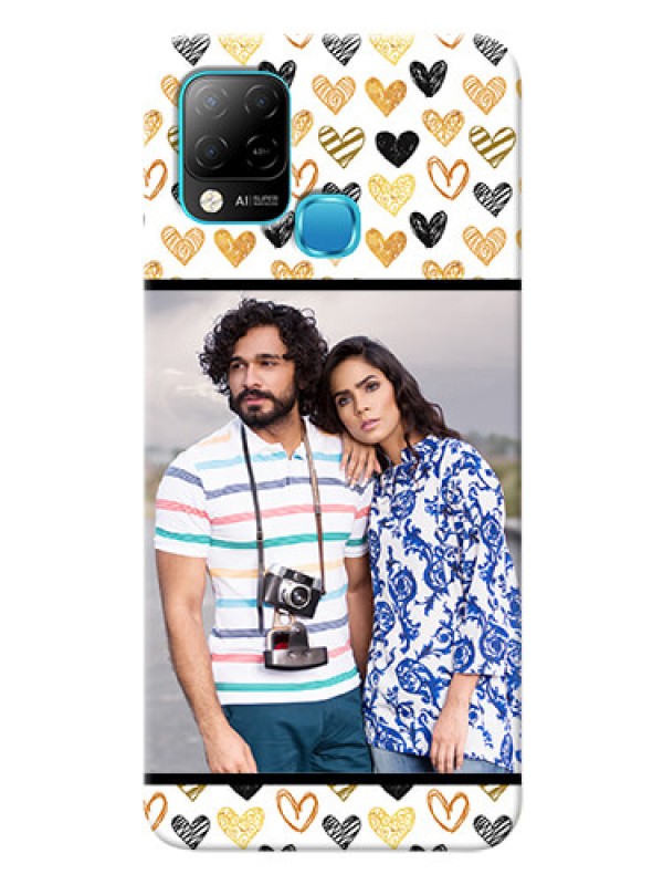 Custom Infinix Hot 10s Personalized Mobile Cases: Love Symbol Design