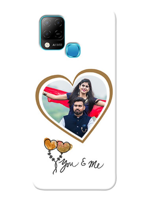 Custom Infinix Hot 10s customized phone cases: You & Me Design