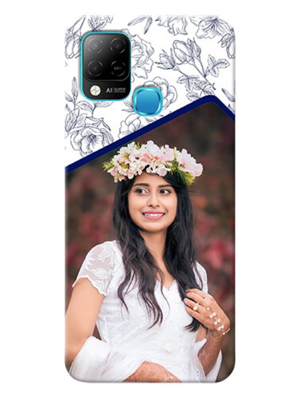 Custom Infinix Hot 10s Phone Cases: Premium Floral Design