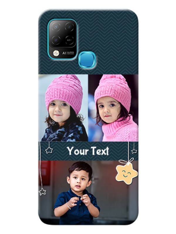 Custom Infinix Hot 10s Mobile Back Covers Online: Hanging Stars Design