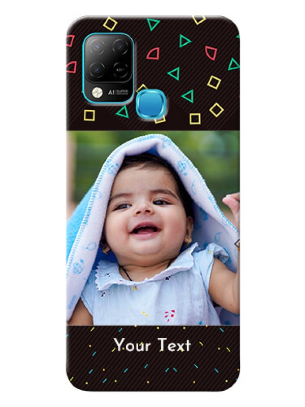 Custom Infinix Hot 10s custom mobile cases with confetti birthday design