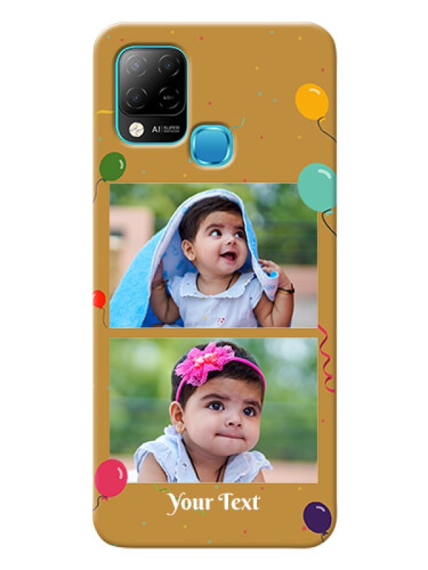 Custom Infinix Hot 10s Phone Covers: Image Holder with Birthday Celebrations Design