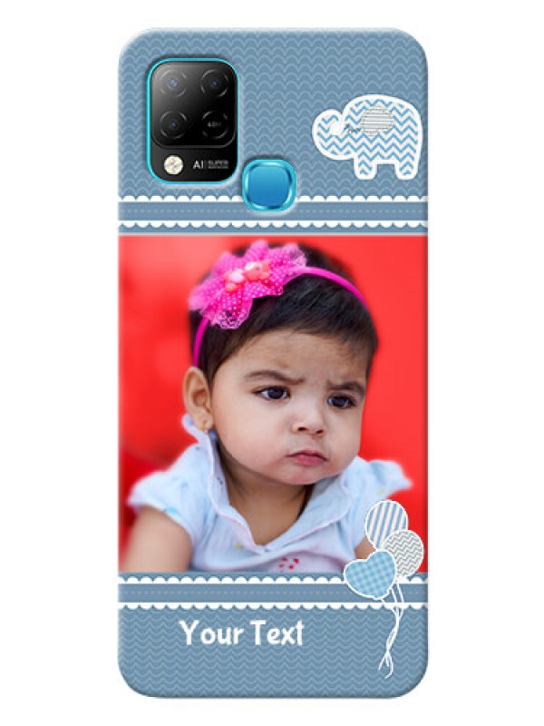 Custom Infinix Hot 10s Custom Phone Covers with Kids Pattern Design