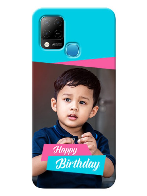 Custom Infinix Hot 10s Mobile Covers: Image Holder with 2 Color Design