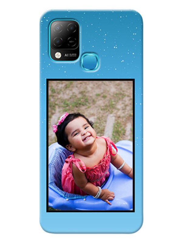 Custom Infinix Hot 10s Phone Covers: Wave Pattern Colorful Design