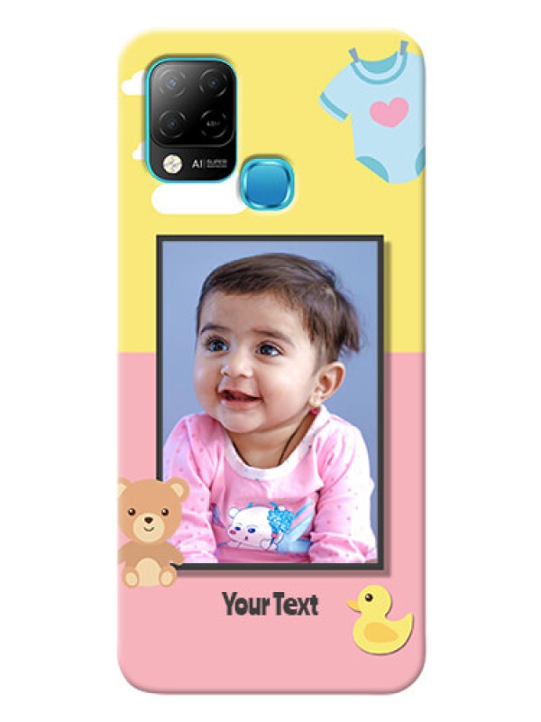 Custom Infinix Hot 10s Back Covers: Kids 2 Color Design