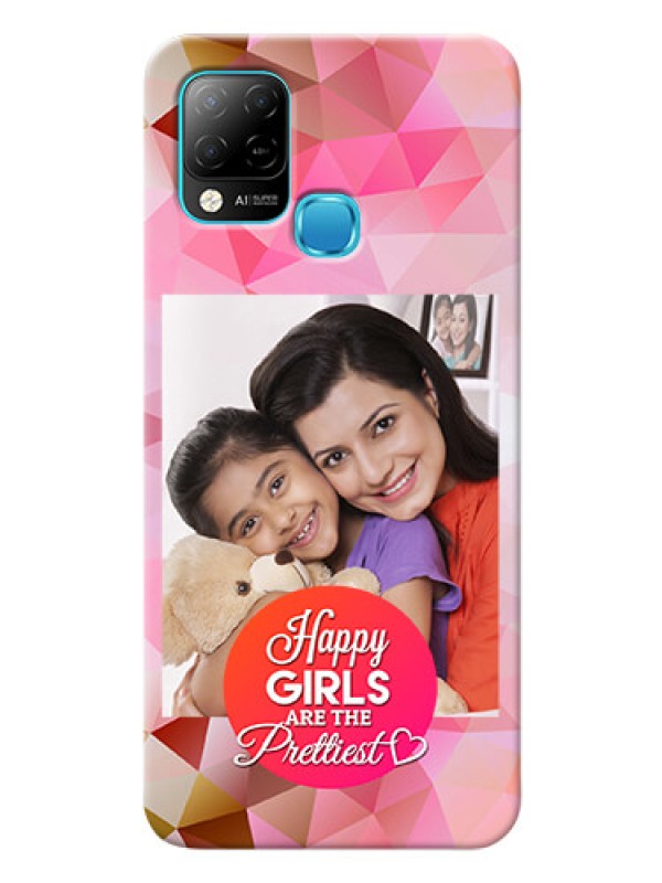 Custom Infinix Hot 10s Personalized Phone Covers: Abstract Triangle Design