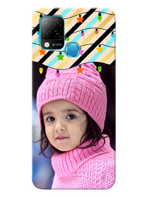 Custom Infinix Hot 10s Personalized Mobile Covers: Lights Hanging Design