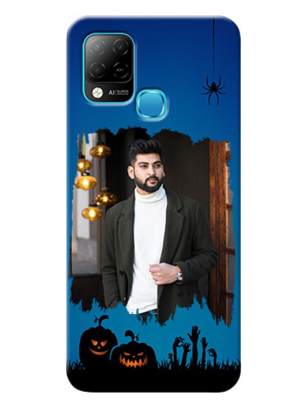 Custom Infinix Hot 10s mobile cases online with pro Halloween design 